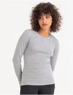 A-JT002F-Womens Long Sleeve Tri-Blend T 2